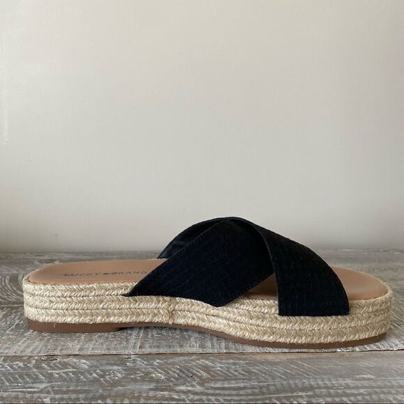 NWOB-LUCKY Brand-Gayte Criss Cross Platform Sandal’s (Size:9M) - Picture 3 of 8